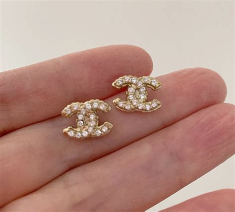 small chanel earings|genuine Chanel earrings.